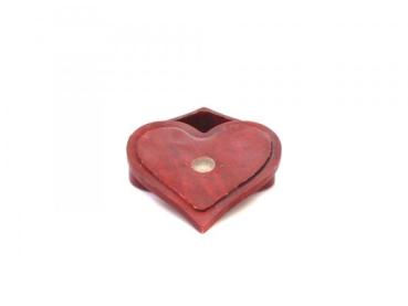 Preview: Räucherdose Herzform Speckstein